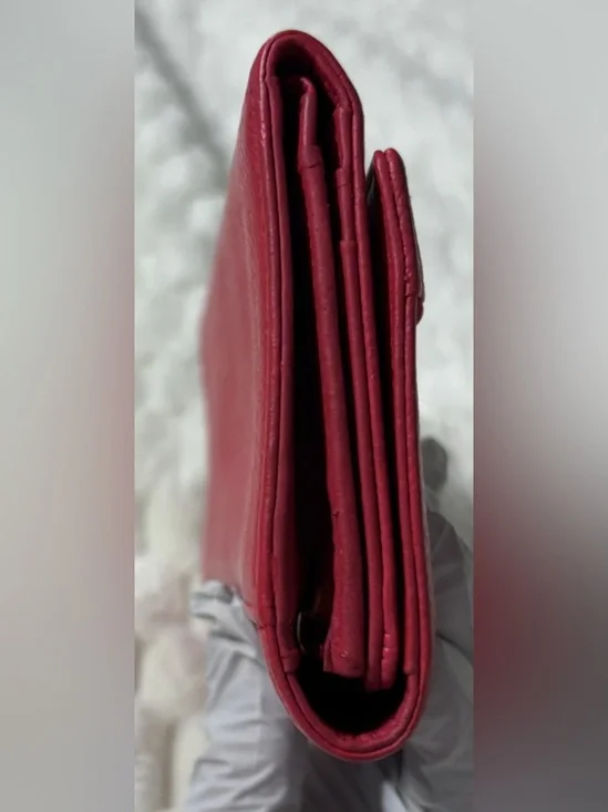 MCM Hot Pink Continental Trifold Wallet - Picture 7 of 15